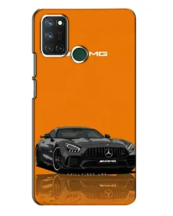 Чехол для Realme 7i с картинкой «Оранжевый Mercedes AMG»