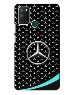 Чехол для Realme 7i с картинкой «Mercedes — бирюзовый акцент»