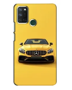 Чехол для Realme 7i с картинкой «Желтый Mercedes GT»