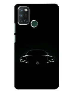 Чехол для Realme 7i с картинкой «Mercedes — силуэт авто» Чехол для Realme 7i с картинкой «Mercedes — силуэт авто»