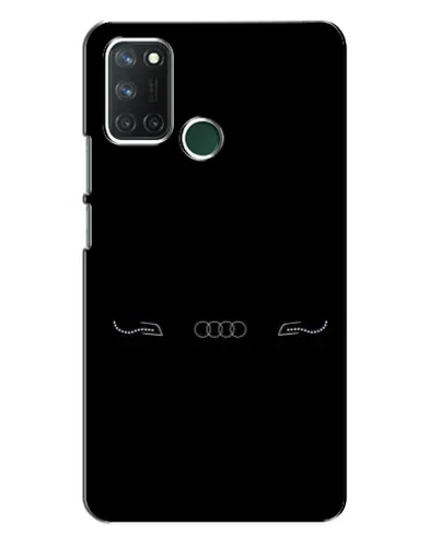 Чехол для Realme 7i с картинкой «Audi — световой подпись»