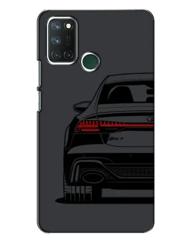 Чехол для Realme 7i с картинкой «Задняя часть Audi — арт»