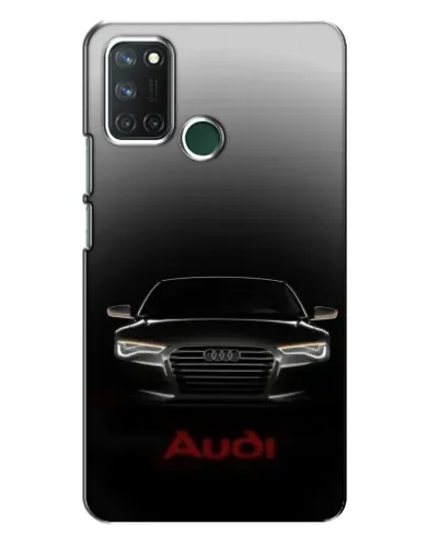 Чехол для Realme 7i с картинкой «Audi — градиентный контур»