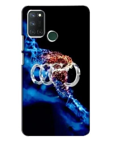 Чехол для Realme 7i с картинкой «Энергия лого Audi»