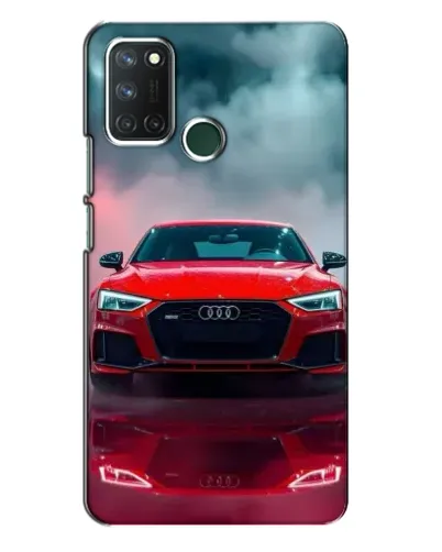 Чехол для Realme 7i с картинкой «Audi RS — красный стиль»