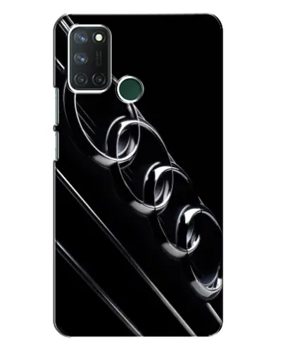 Чехол для Realme 7i с картинкой «Audi — абстрактные кольца»