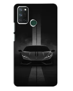 Чехол для Realme 7i с картинкой «Lamborghini симметрия дорог»