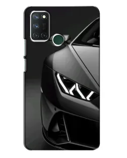 Чехол для Realme 7i с картинкой «Lamborghini фары детализация»