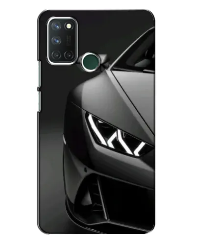 Чехол для Realme 7i с картинкой «Lamborghini фары детализация»