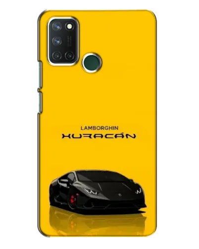 Чехол для Realme 7i с картинкой «Lamborghini Huracan черный»
