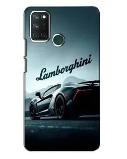Чехол для Realme 7i с картинкой «Классическая надпись Lamborghini»