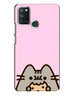 Чехол для Realme 7i с картинкой «Pusheen и печенье» Чехол для Realme 7i с картинкой «Pusheen и печенье»