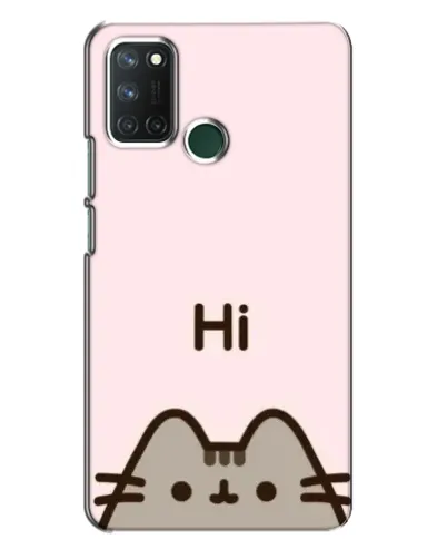 Чехол для Realme 7i с картинкой «Пушин говорит Hi» Чехол для Realme 7i с картинкой «Пушин говорит Hi»