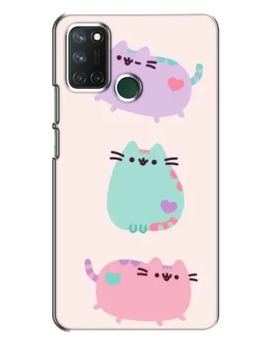 Чехол для Realme 7i с картинкой «Pusheen трио» Чехол для Realme 7i с картинкой «Pusheen трио»