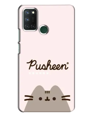 Чехол для Realme 7i с картинкой «Pusheen логотип» Чехол для Realme 7i с картинкой «Pusheen логотип»