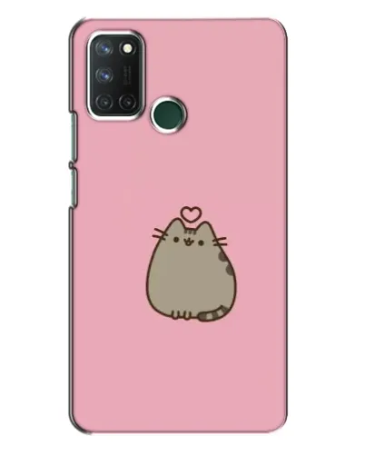 Чехол для Realme 7i с картинкой «Pusheen сердце» Чехол для Realme 7i с картинкой «Pusheen сердце»