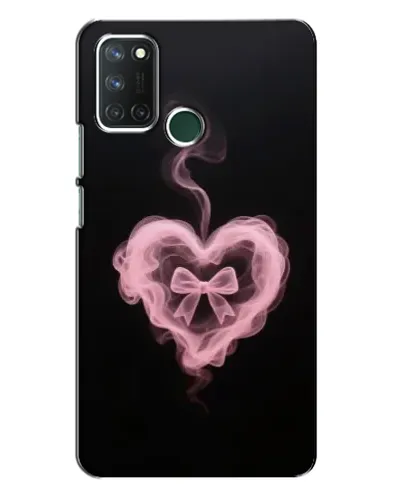 Чехол для Realme 7i с картинкой «Дымчатое сердце»