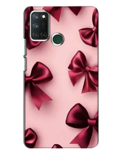 Чехол для Realme 7i с картинкой «Бордовый атлас»