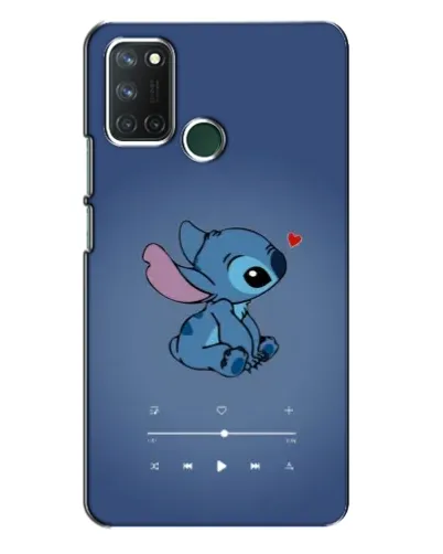 Чехол для Realme 7i с картинкой «Музыкальный Stitch»