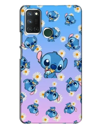 Чехол для Realme 7i с картинкой «Паттерн со Стичем»