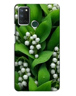 Чохол для Realme 7i з картинкою «Конвалії в зелені»