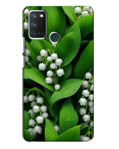Чохол для Realme 7i з картинкою «Конвалії в зелені»
