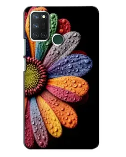 Чохол для Realme 7i з картинкою «Райдужна квітка»