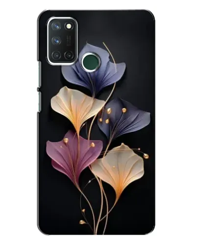 Чохол для Realme 7i з картинкою «Лілові квіти грації»