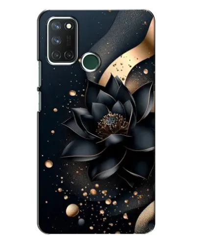 Чохол для Realme 7i з картинкою «Чорний лотос»