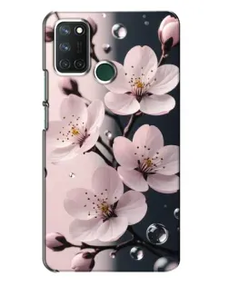 Чохол для Realme 7i з картинкою «Ніжня сакура та краплі»