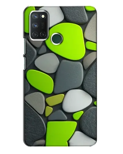 Чехол для Realme 7i с картинкой «Яркая неоновая галька»