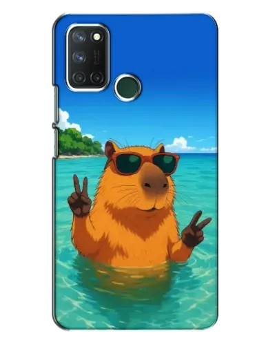 Чехол для Realme 7i с картинкой «Морская капибара» Чехол для Realme 7i с картинкой «Морская капибара»