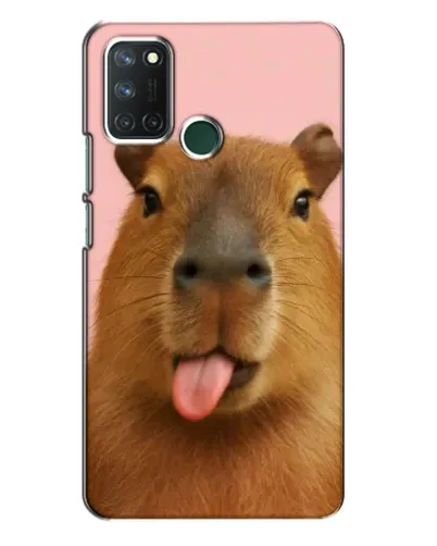 Чехол для Realme 7i с картинкой «Капибара с языком» Чехол для Realme 7i с картинкой «Капибара с языком»