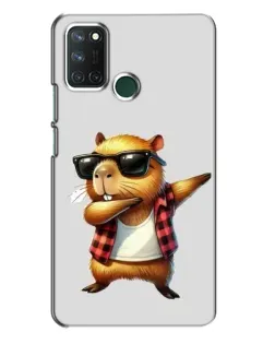Чохол для Realme 7i з картинкою «Капібара репер даб»