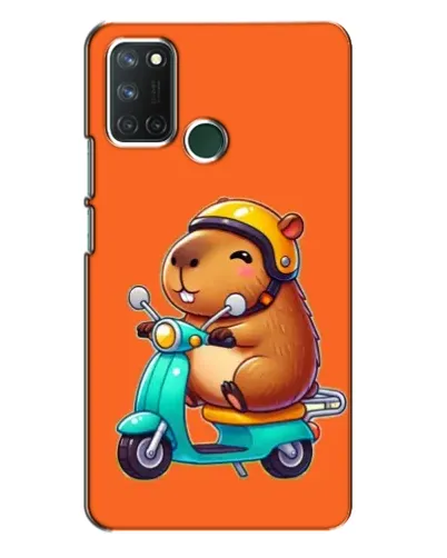 Чехол для Realme 7i с картинкой «Капибара на скутере» Чехол для Realme 7i с картинкой «Капибара на скутере»