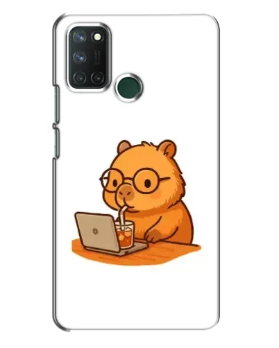 Чехол для Realme 7i с картинкой «Капибара с ноутбуком» Чехол для Realme 7i с картинкой «Капибара с ноутбуком»