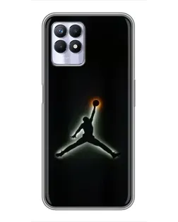 Чехол для Realme 8 Pro с картинкой «Jordan Gradient Logo»