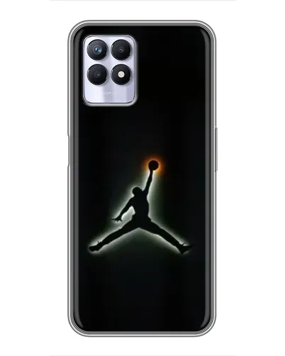 Чехол для Realme 8 Pro с картинкой «Jordan Gradient Logo» Чехол для Realme 8 Pro с картинкой «Jordan Gradient Logo»