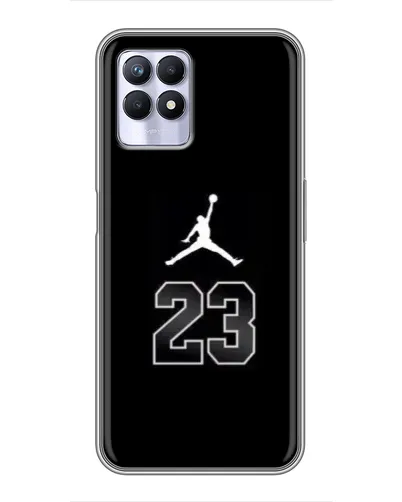 Чехол для Realme 8 Pro с картинкой «Jordan Flight 23» Чехол для Realme 8 Pro с картинкой «Jordan Flight 23»