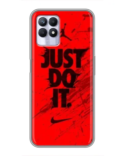 Чехол для Realme 8 Pro с картинкой «Nike Just Do It» Чехол для Realme 8 Pro с картинкой «Nike Just Do It»