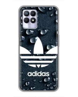 Чехол для Realme 8 Pro с картинкой «Adidas Trefoil Blue»