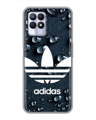 Чехол для Realme 8 Pro с картинкой «Adidas Trefoil Blue»
