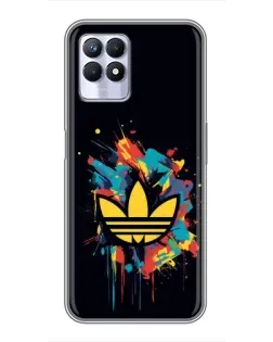 Чехол для Realme 8 Pro с картинкой «Adidas Splash»