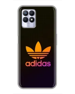 Чехол для Realme 8 Pro с картинкой «Градиент Adidas»