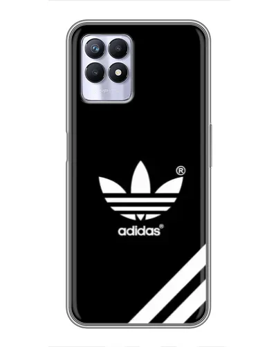 Чехол для Realme 8 Pro с картинкой «Adidas с диагональными полосами»