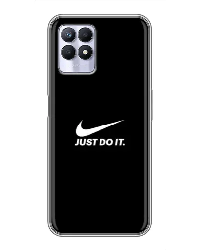 Чехол для Realme 8 Pro с картинкой «Минимализм от Nike»
