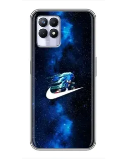 Чехол для Realme 8 Pro с картинкой «Звездный путь Nike»