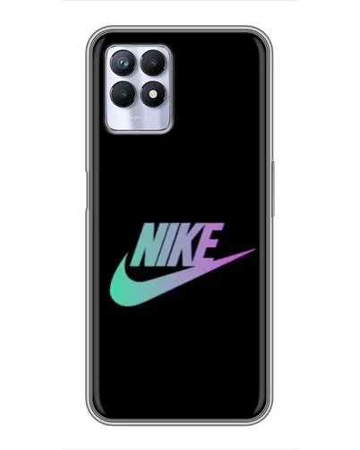 Чехол для Realme 8 Pro с картинкой «Nike — городская ночь»