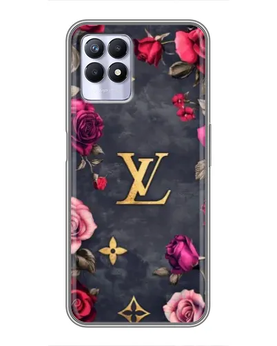 Чехол для Realme 8 Pro с картинкой «Цветочный Louis Vuitton»