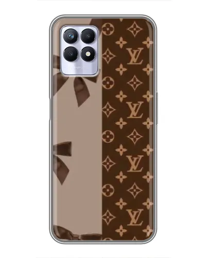 Чехол для Realme 8 Pro с картинкой «Louis Vuitton — банты»